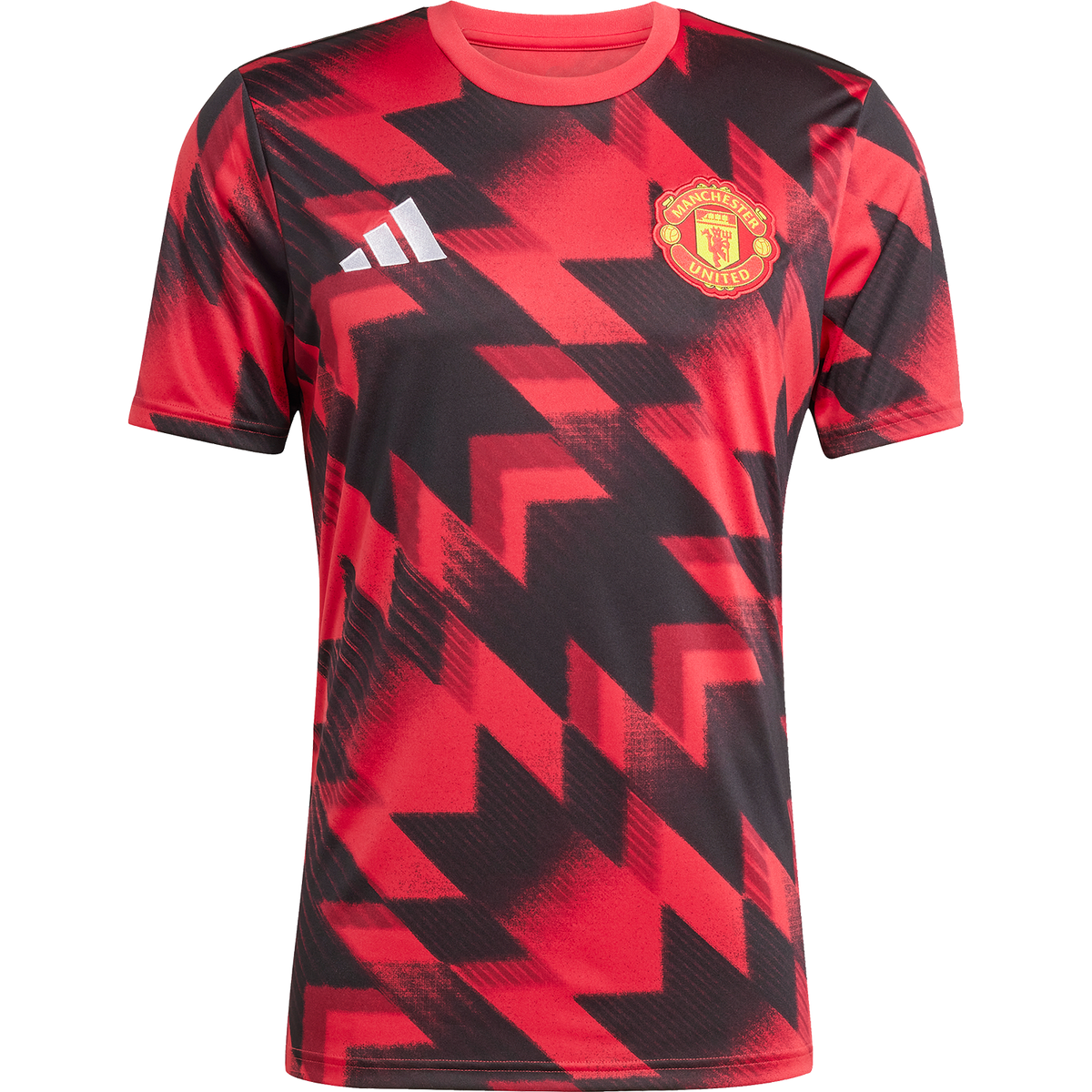 Camiseta adidas del Manchester United 2025-26 para hombre antes del partido