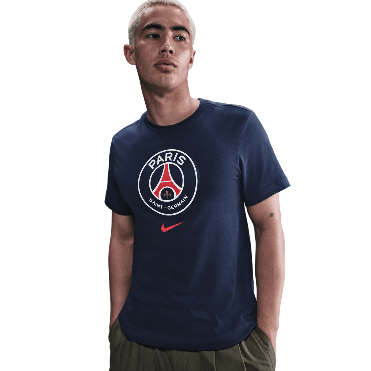 Camiseta Nike con el escudo del PSG para hombre