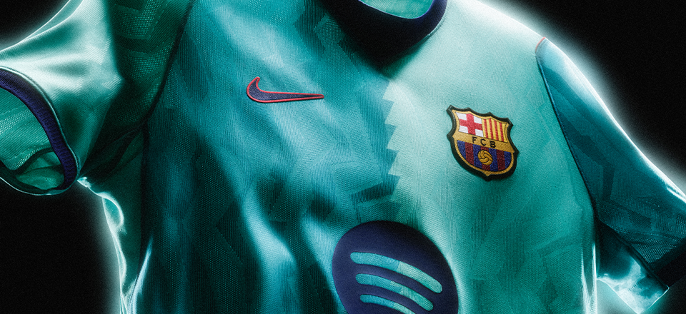 FC Barcelona 2026/27 Third Jersey: A ’90s Nike Classic Reimagined
