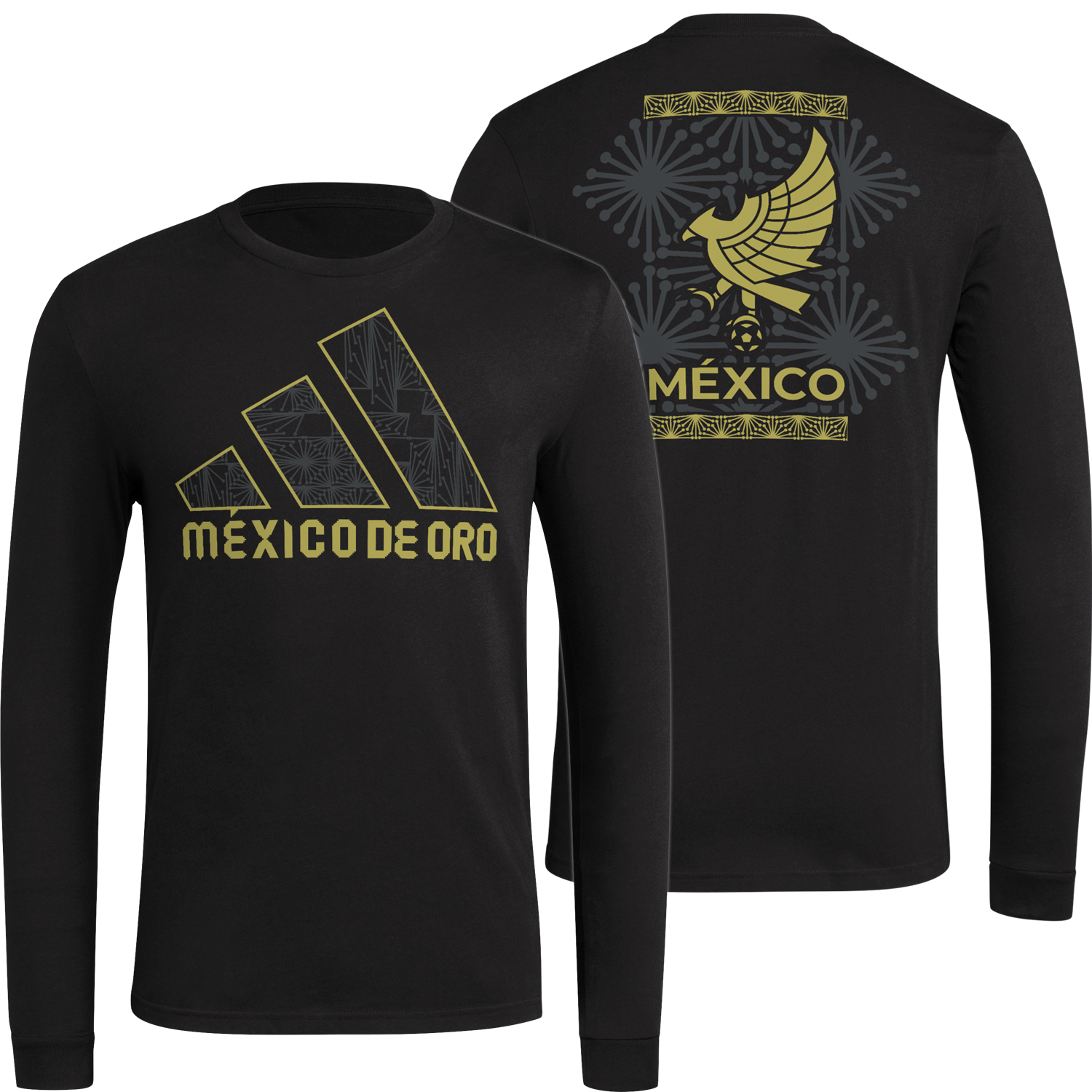 adidas Mexico Men's México de Oro Long Sleeve Tee