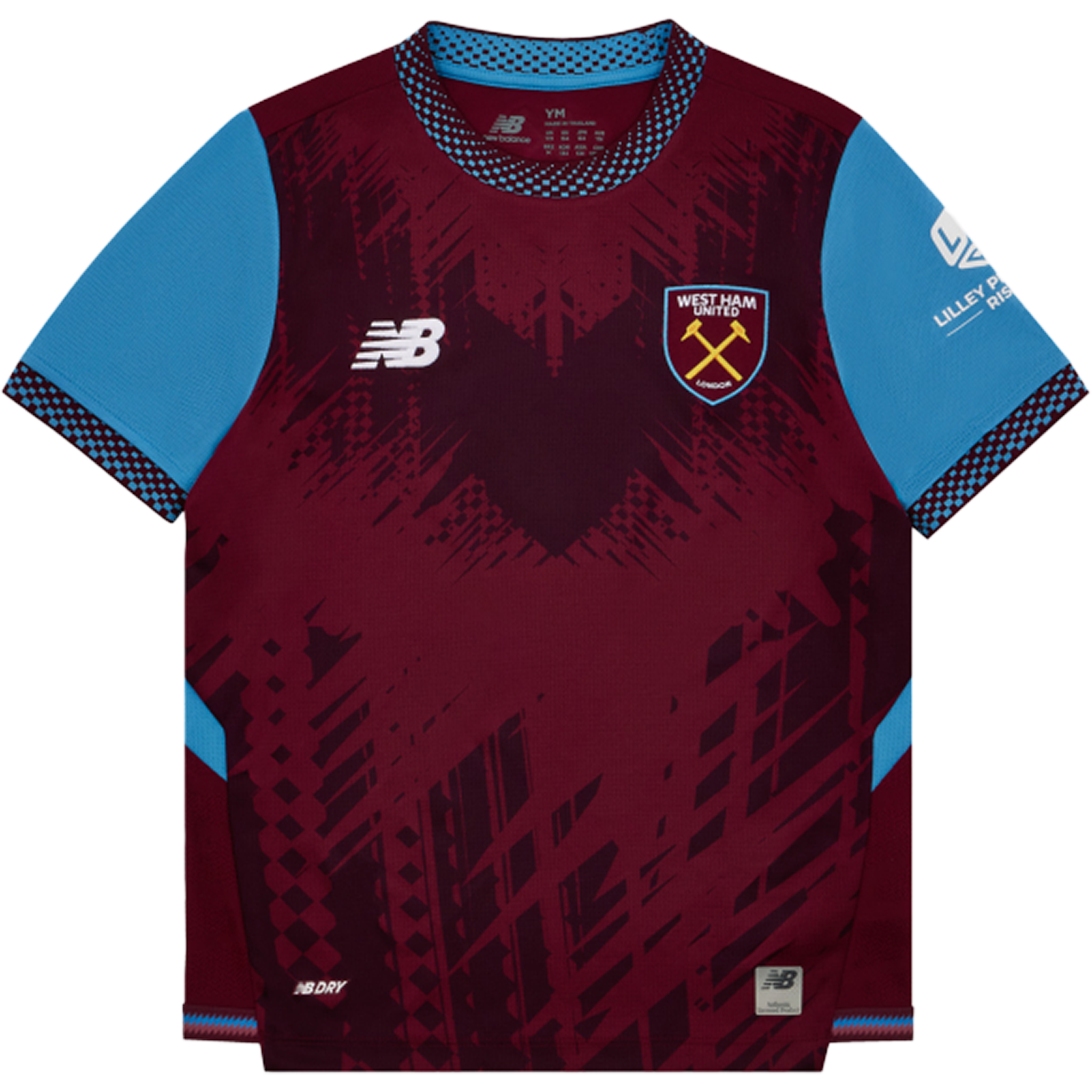 New Balance West Ham United 2026-27 Youth Home Jersey