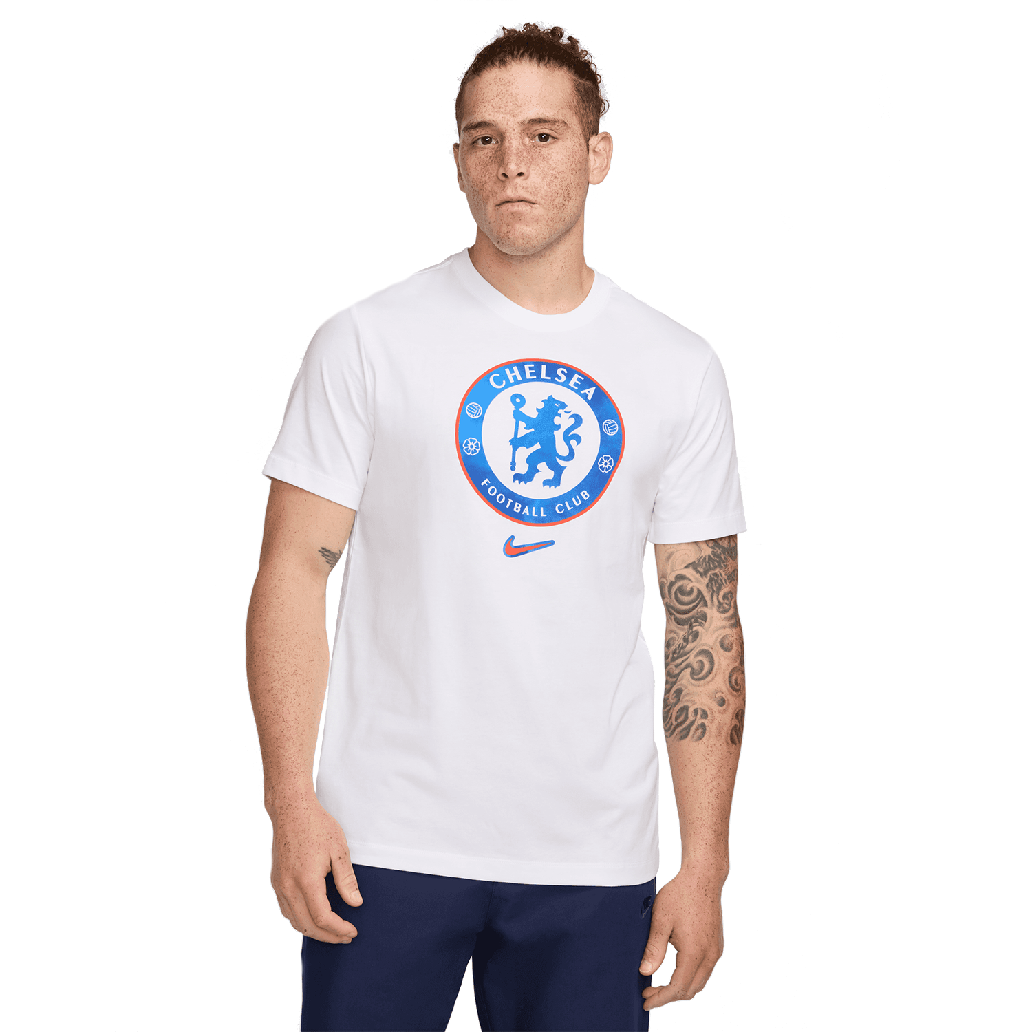 Camiseta de manga corta Nike Chelsea FC con el escudo para hombre
