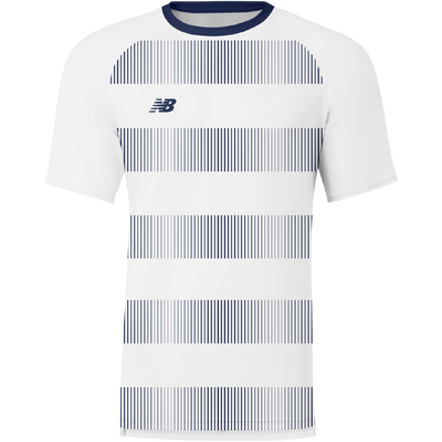 New Balance Custom Short Sleeve Hoop Jersey Navy White