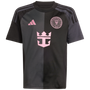 Camiseta adidas de visitante del Inter Miami 2025 para jóvenes de Lionel Messi