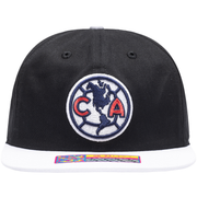 Fan Ink Club America Swingman Snapback Hat Black White