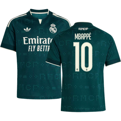 adidas Real Madrid 26/27 Youth Mbappé Away Stadium Jersey