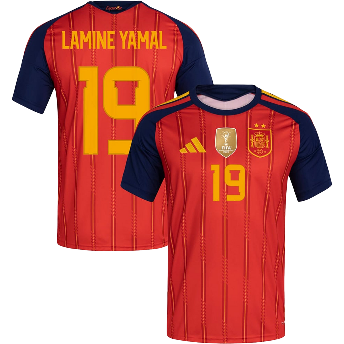 adidas Spain 2026 Men’s Lamine Yamal Home Winners Stadium Jersey