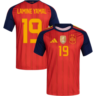 adidas Spain 2026 Men’s Lamine Yamal Home Winners Stadium Jersey