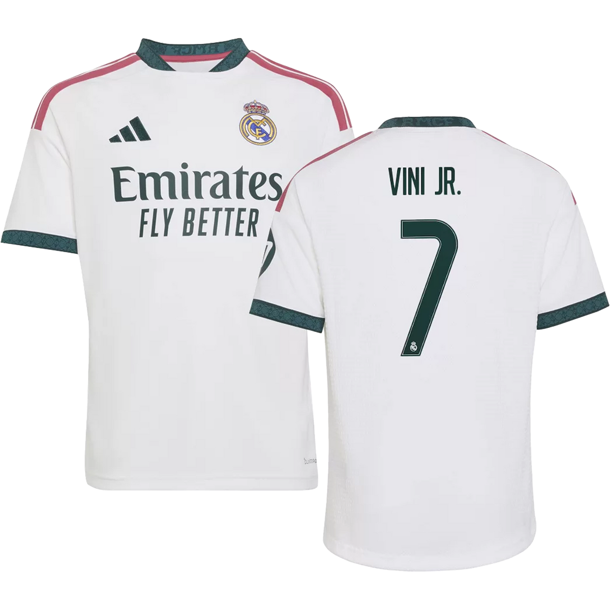 adidas Real Madrid 26/27 Youth Vini Jr. Home Stadium Jersey