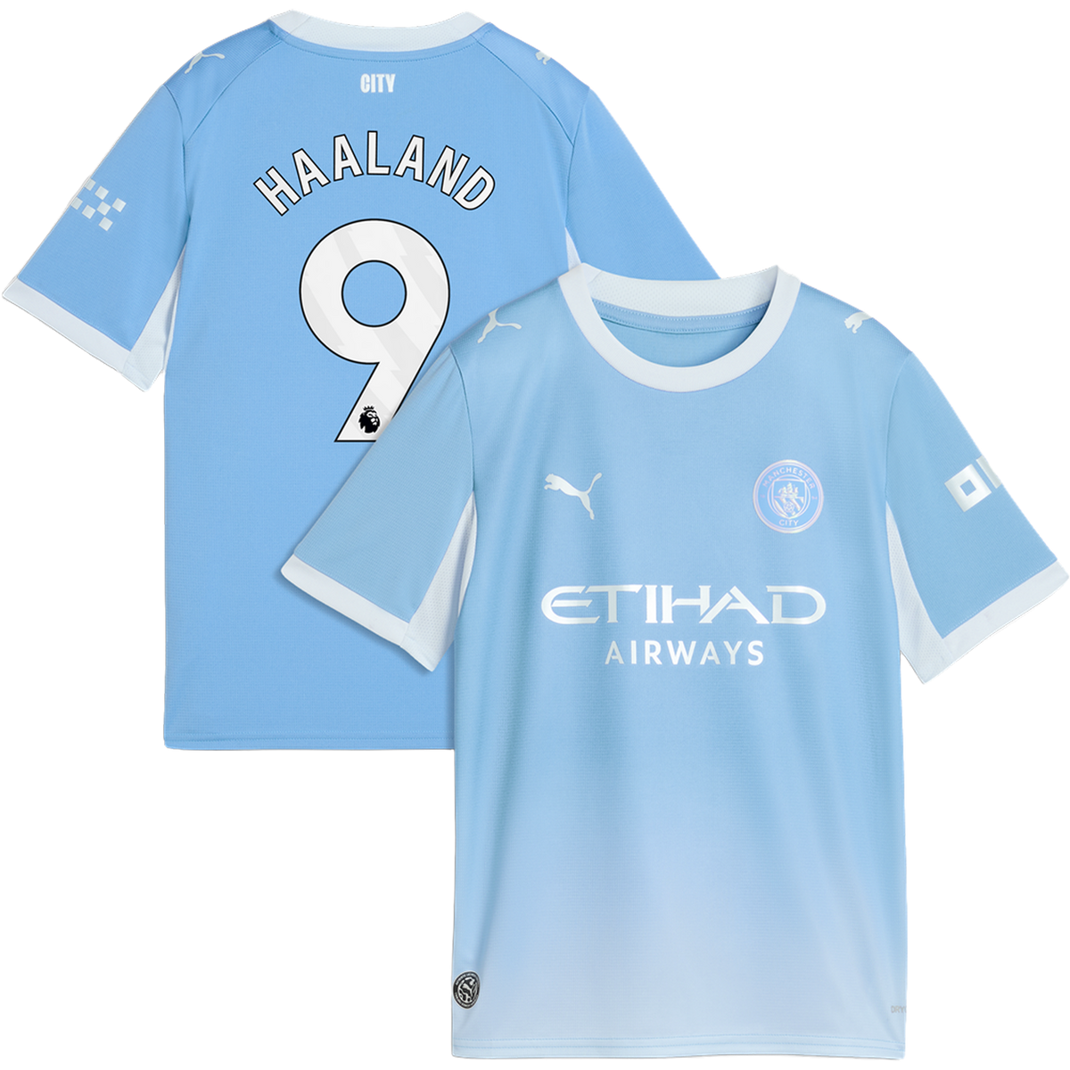 Puma Manchester City 26/27 Youth Haaland Home Stadium Jersey