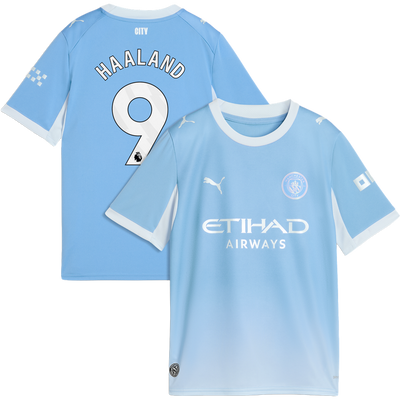 Puma Manchester City 26/27 Youth Haaland Home Stadium Jersey
