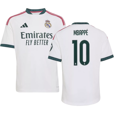 adidas Real Madrid 26/27 Youth Mbappé Home Stadium Jersey