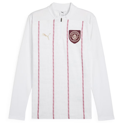 Puma Manchester City Men's Pre-Match Quarter-Zip Top