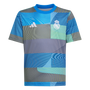 Camiseta adidas del Real Madrid juvenil 2025-26 para antes del partido