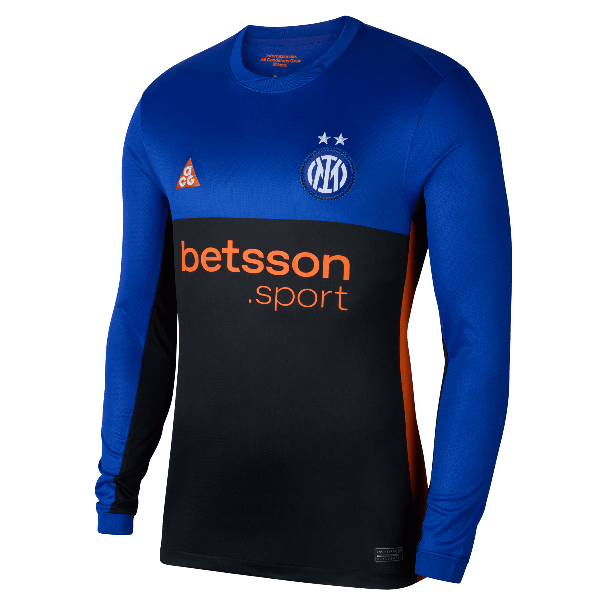Nike x ACG Inter Milan 2026 Men's Long Sleeve Stadium Jersey