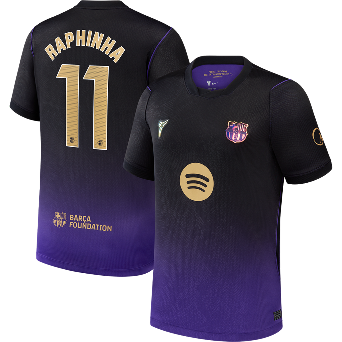 Nike FC Barcelona 26/27 Youth Raphinha Mamba Away Stadium Jersey
