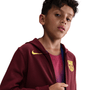 Sudadera con capucha Nike FC Barcelona para niños con cremallera completa