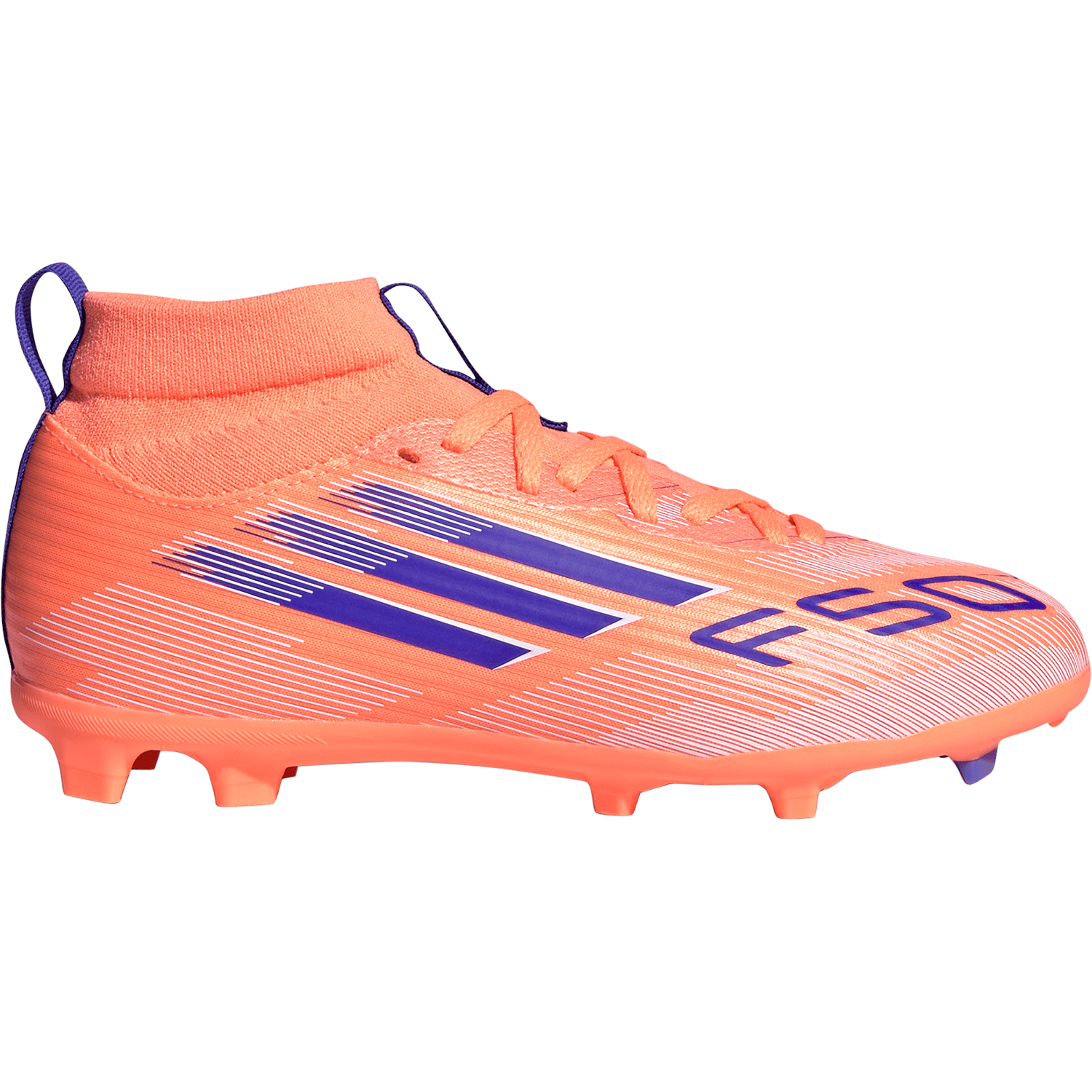 adidas F50 League Mid Youth FG Coral Blaze