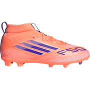 adidas F50 League Mid Youth FG Coral Blaze