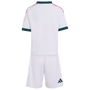 Minikit de local adidas Colombia 2026 para niños pequeños