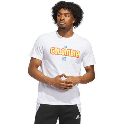 Camiseta con gráfico de gancho de la Copa Mundial de adidas Colombia para hombre