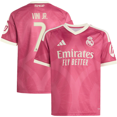 adidas Real Madrid 26/27 Youth Vini Jr. 3rd Stadium Jersey
