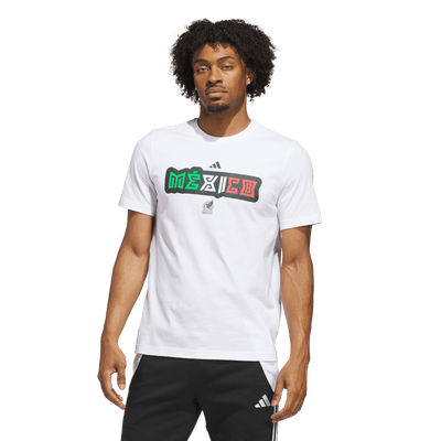Camiseta con gráfico de gancho de la Copa Mundial de adidas México para hombre