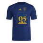 Camiseta adidas de manga corta para antes del partido del Real Salt Lake para hombre
