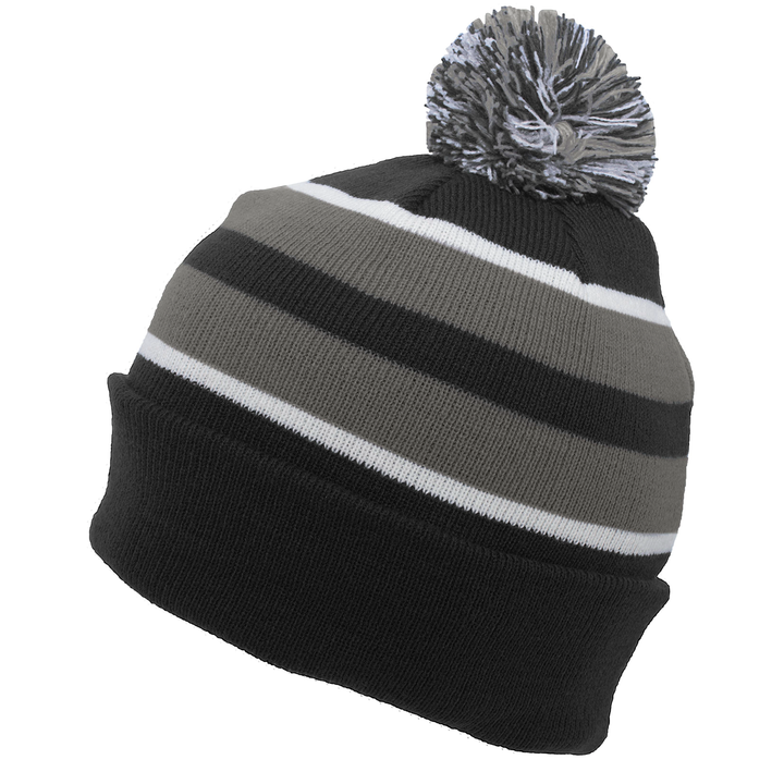 pacific Headwear Pom Pom Cuff Beanie