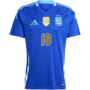 Camiseta adidas de visitante de Messi para Argentina 2024 para hombre