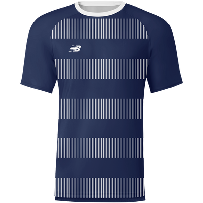 New Balance Custom Short Sleeve Hoop Jersey Navy White