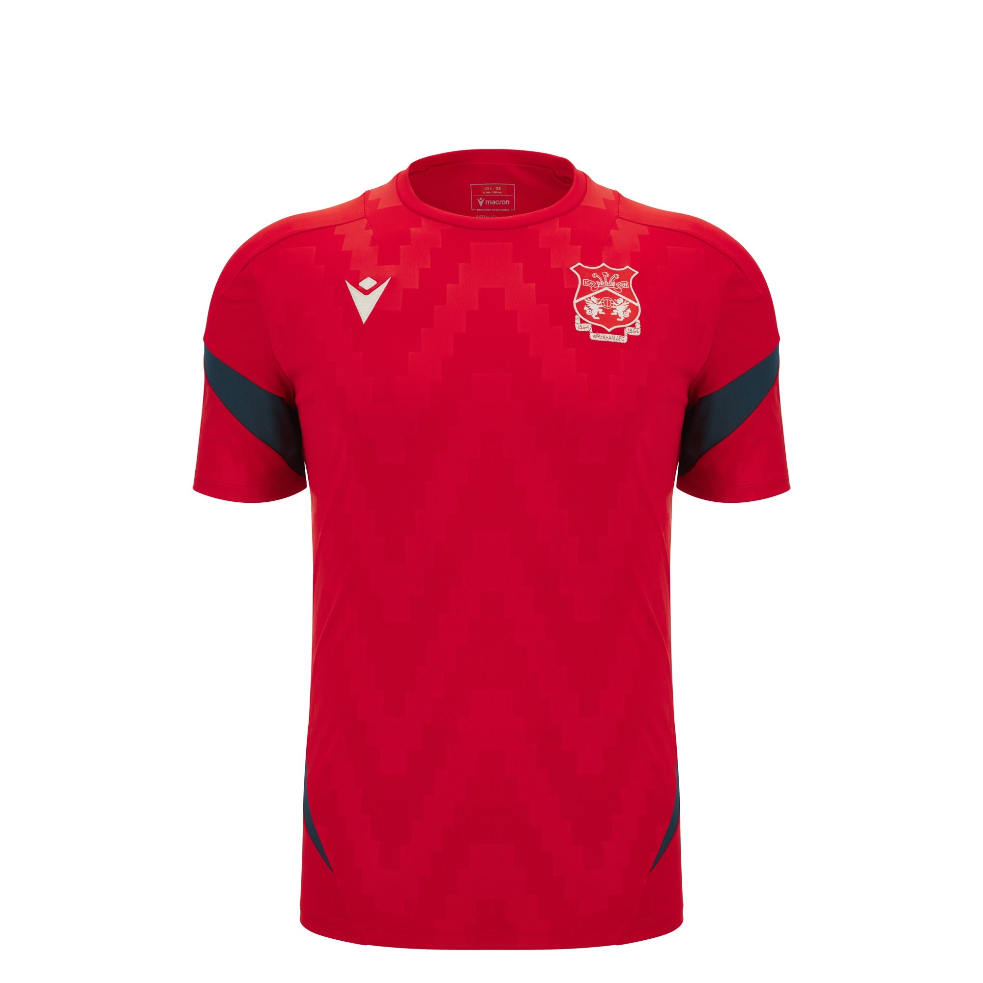 Macron Wrexham Afc 2025 26 Youth Short Sleeve Training Jersey