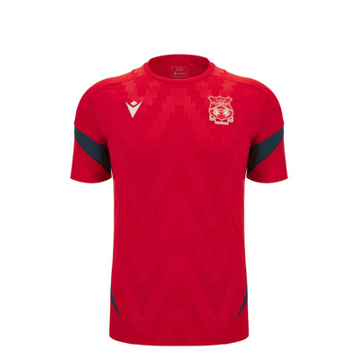 Macron Wrexham Afc 2025 26 Youth Short Sleeve Training Jersey