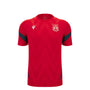 Macron Wrexham Afc 2025 26 Youth Short Sleeve Training Jersey