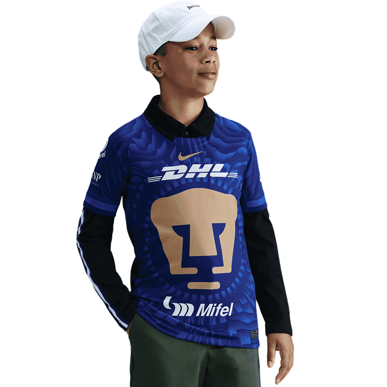 nike Pumas 2025 26 Youth Away Stadium Jersey