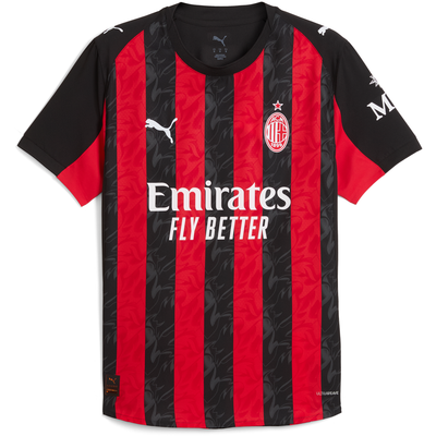 puma Ac Milan 2025 26 Men’s Home Authentic Match Jersey