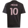 Camiseta adidas de visitante del Inter Miami 2025 para jóvenes de Lionel Messi