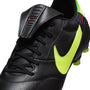 nike Premier III FG Black Volt Green Strike Bright Crimson