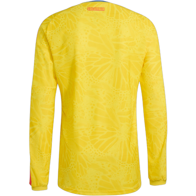 adidas Colombia 2026 Men’s Long Sleeve Home Authentic Match Jersey