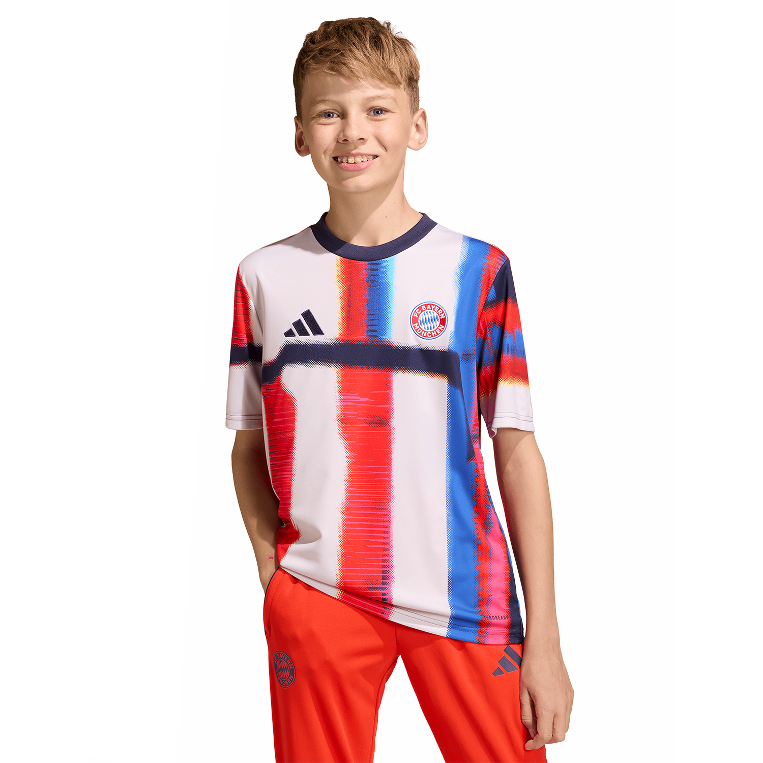 adidas FC Bayern Munich 2026 Youth Pre-Match Jersey