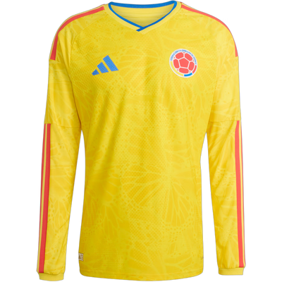 adidas Colombia 2026 Men’s Long Sleeve Home Authentic Match Jersey