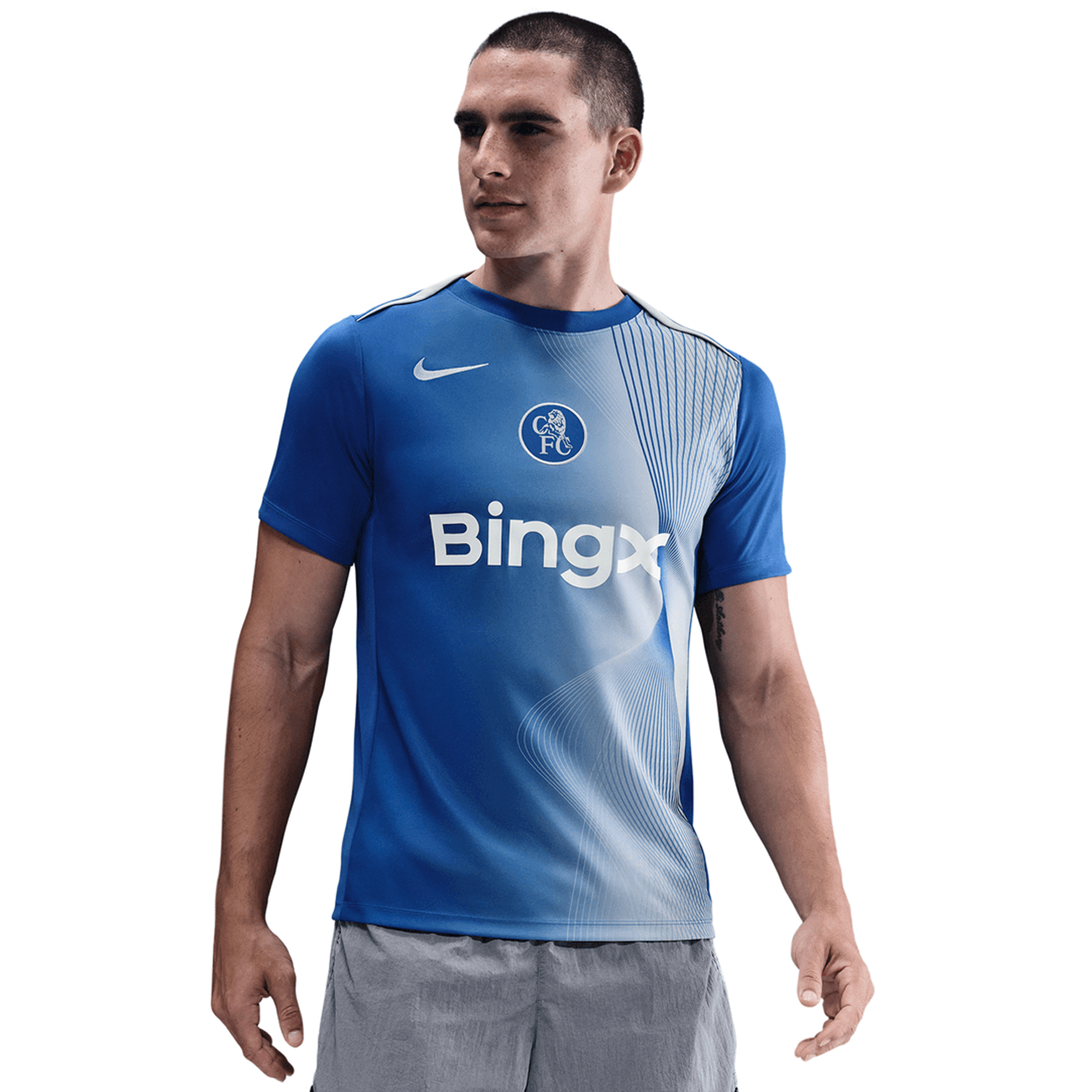 Camiseta Nike Chelsea FC Academy Pro 3rd Total 90 para hombre antes del partido
