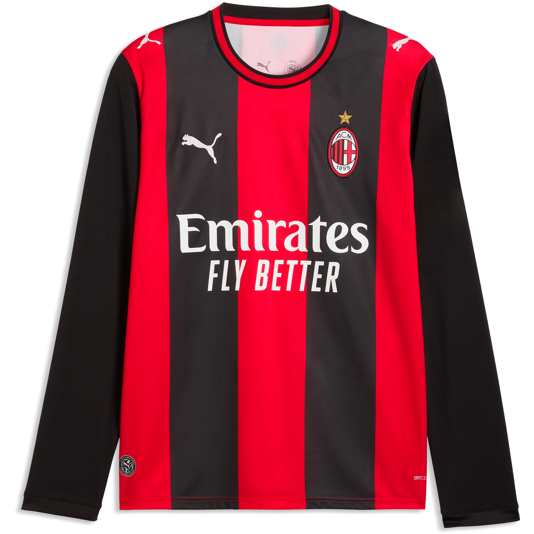 Puma Men's AC Milan Home 2026-27 Long Sleeve Stadium Jersey