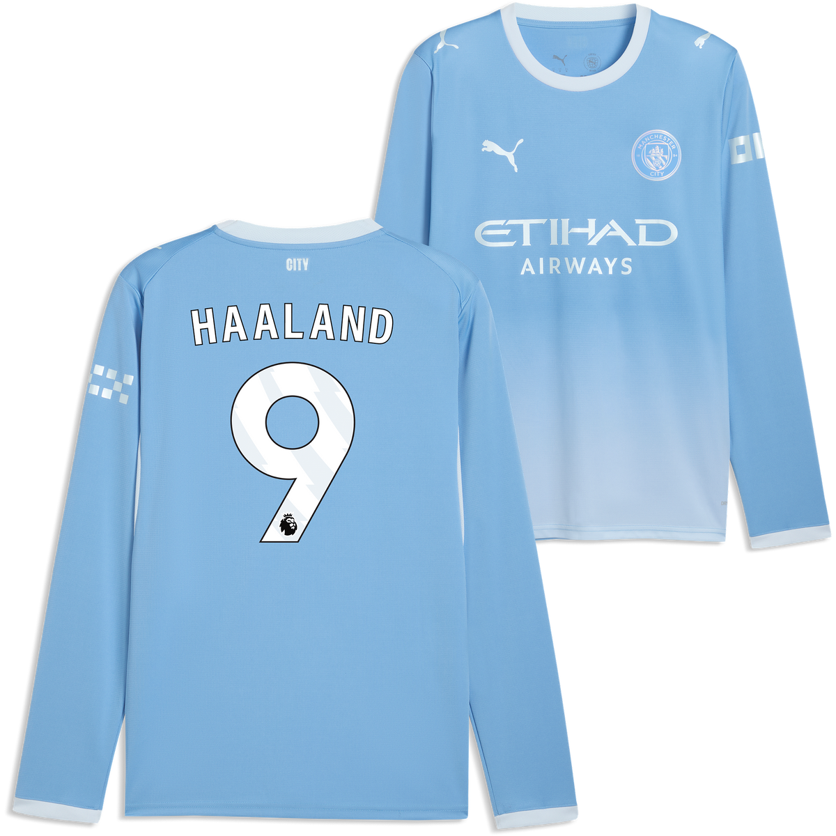 Puma Manchester City 26/27 Men’s Haaland Home Long Sleeve Stadium Jersey
