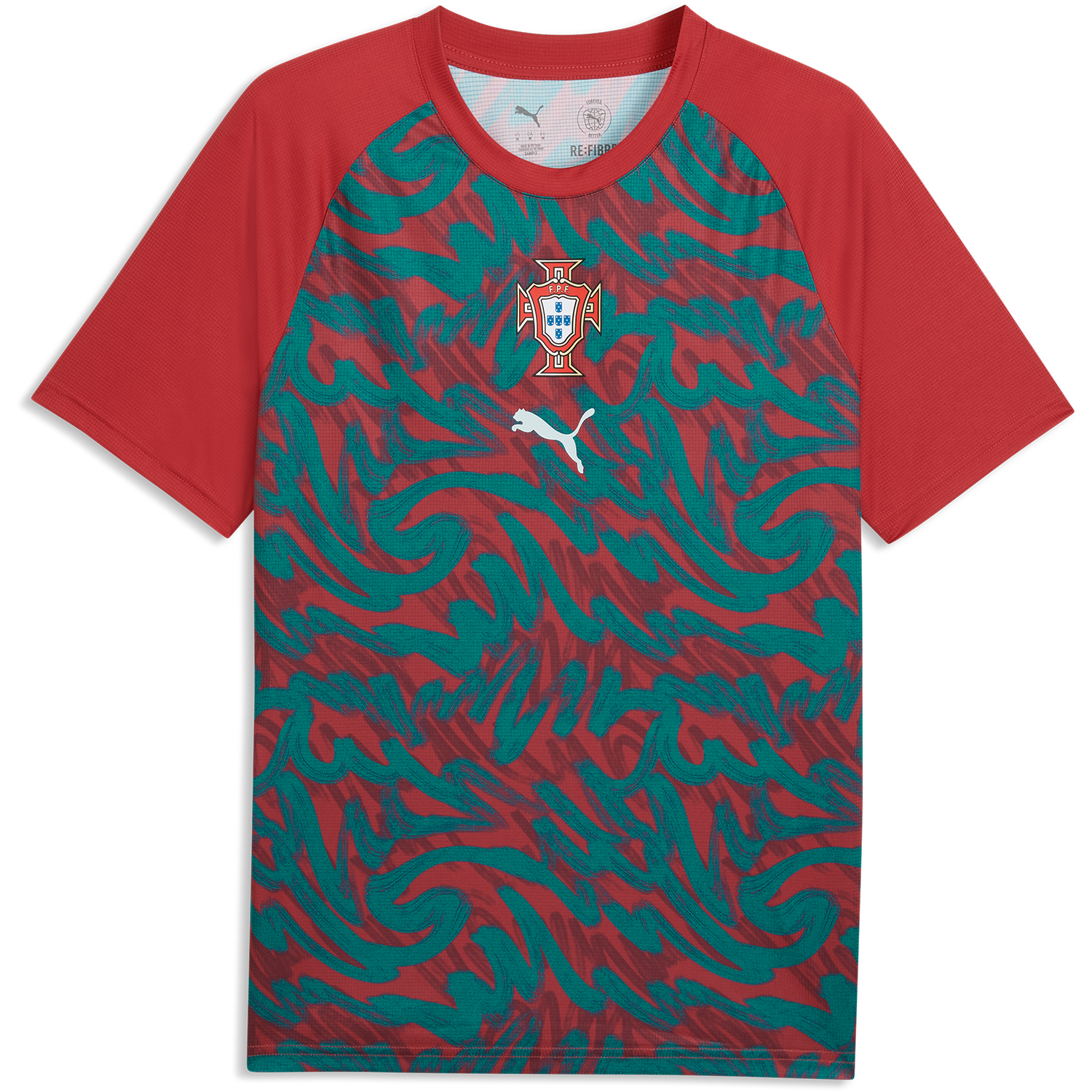 Puma Youth Portugal Red Warm-Up Jersey