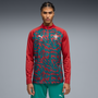 Puma Men's Portugal Red Quarter-Zip Top