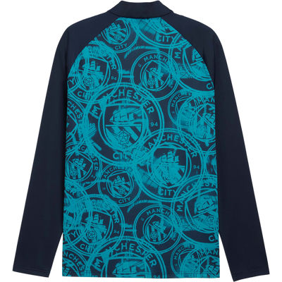 Puma Manchester City Men’s Warm-Up Quarter-Zip Top