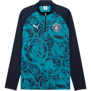 Puma Manchester City Men’s Warm-Up Quarter-Zip Top