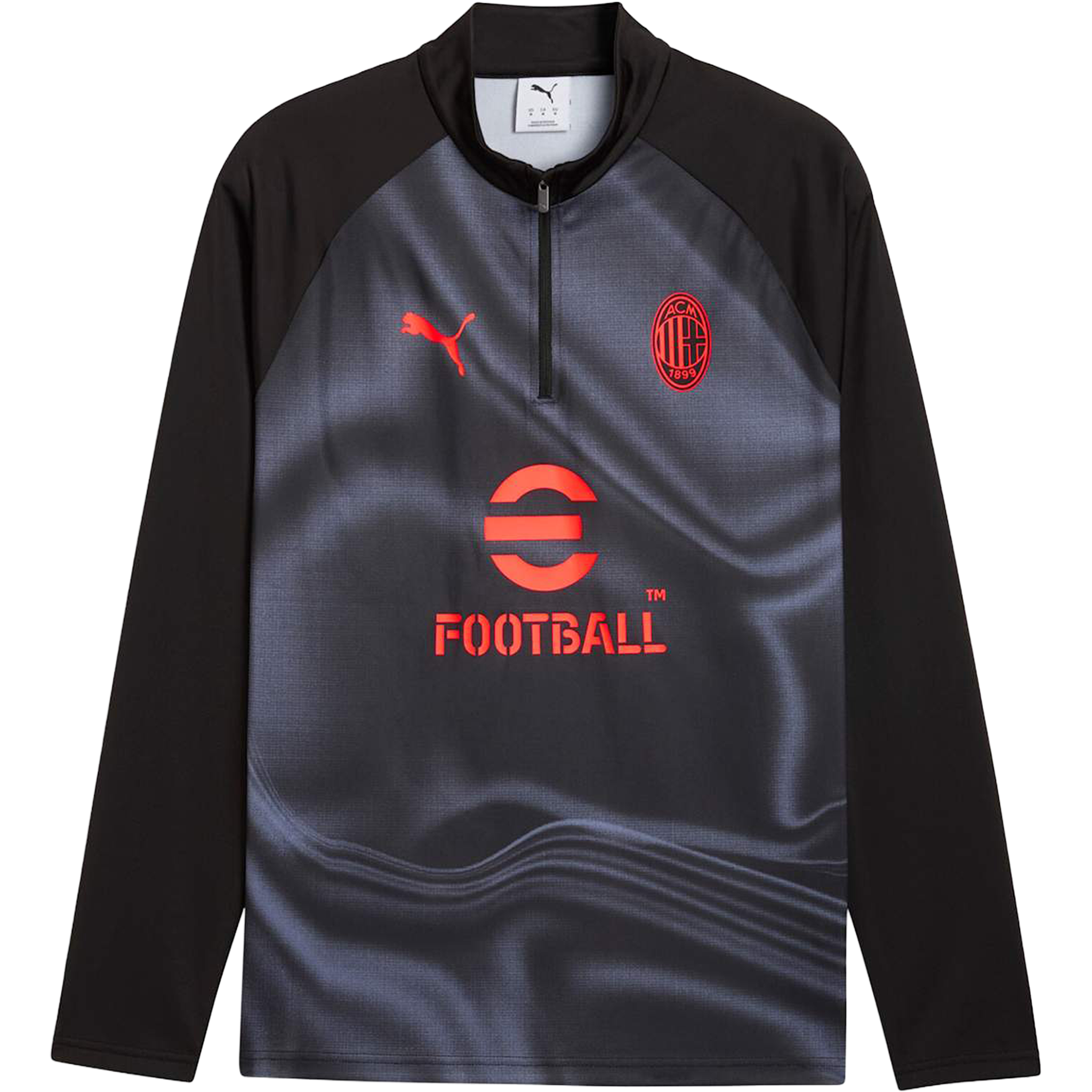 Puma AC Milan Men’s Warm-Up Quarter-Zip Top
