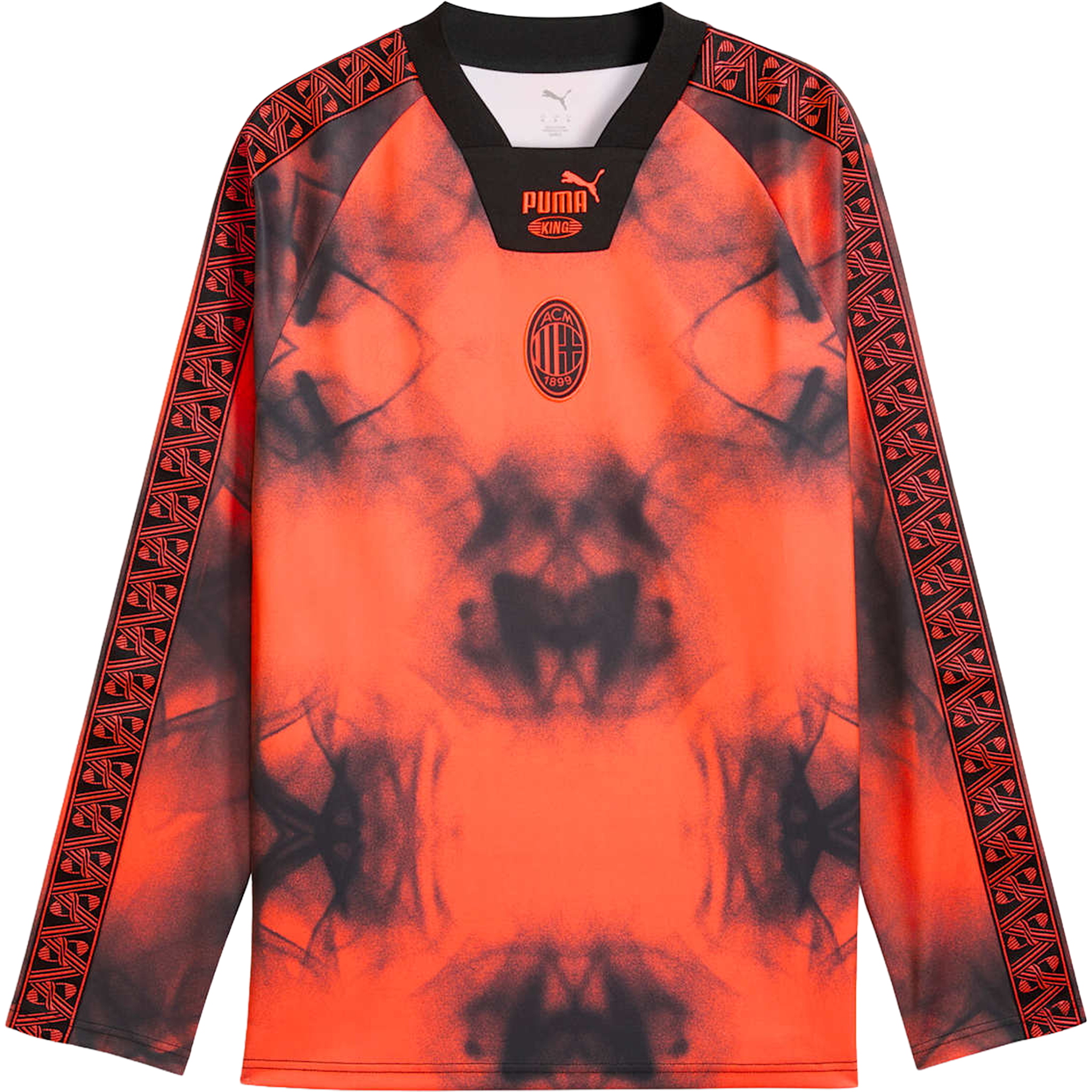 Puma AC Milan King Camiseta Manga Larga - Rojo Resplandeciente